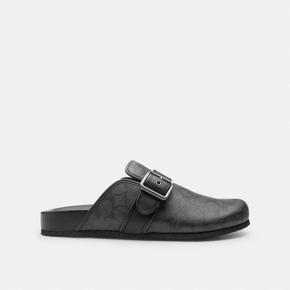 Coach Benjamin Clog In Signature Canvas 1