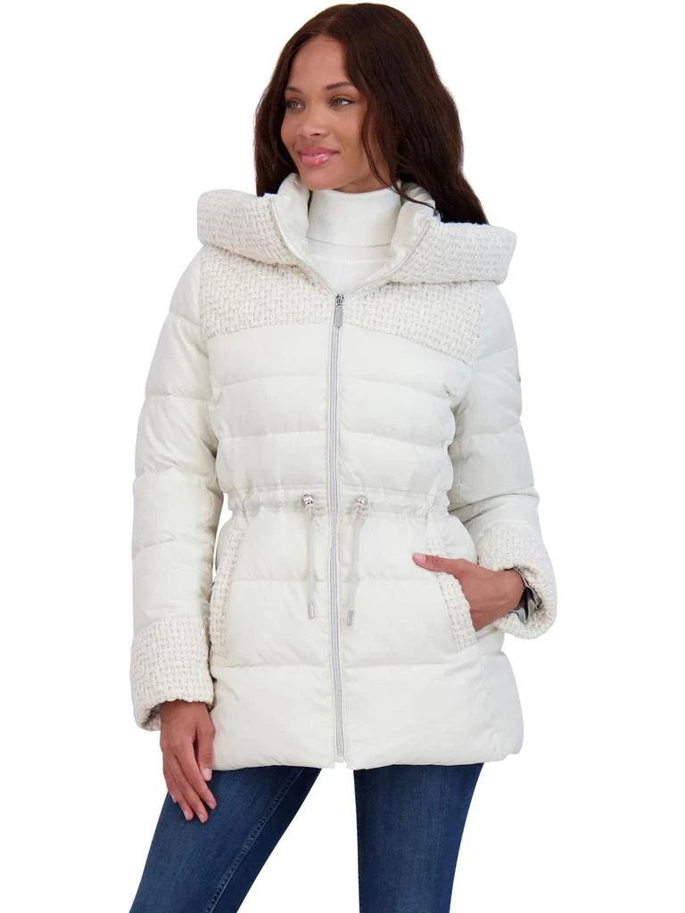 Laundry by Shelli Segal Womens Slimming Novelty Puffer Jacket 6