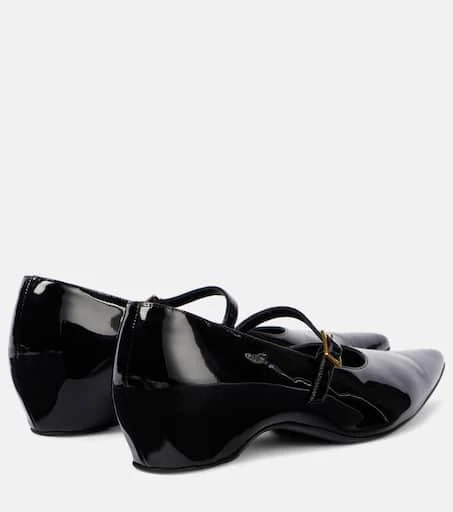 Khaite Sybil patent leather Mary Jane flats 2