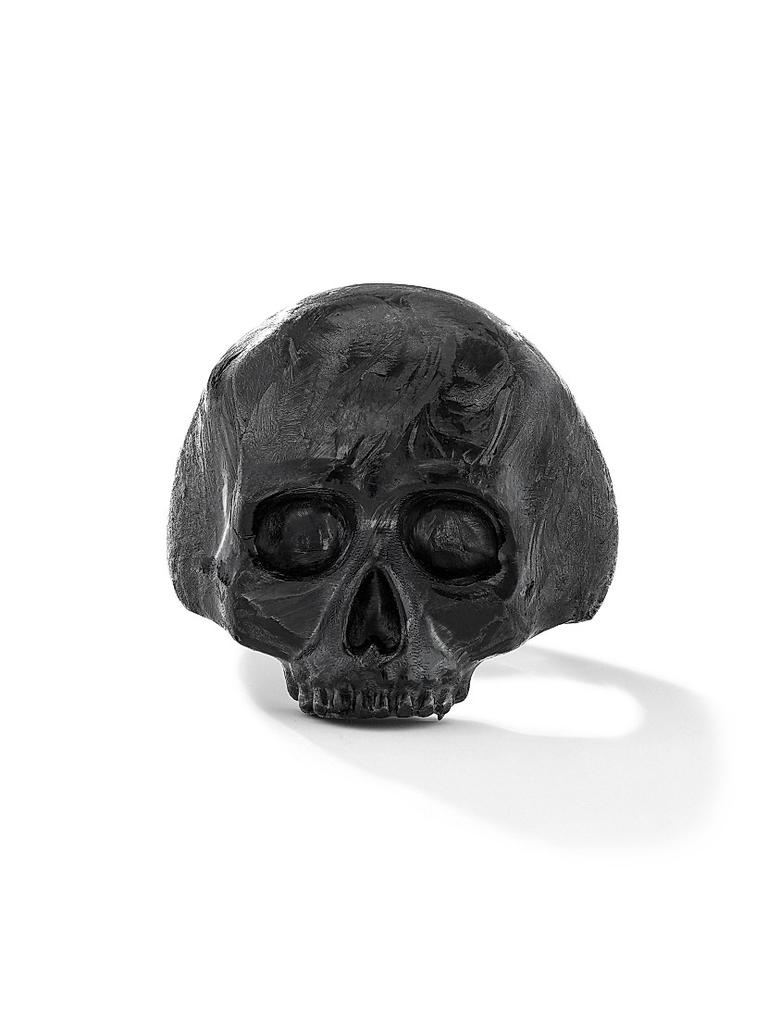 David Yurman Memento Mori Skull Ring in 18K Yellow Gold