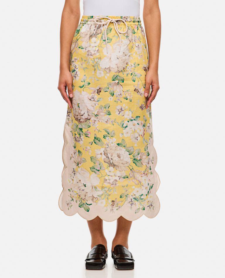 スカート ZIMMERMANN ASCENSION PRINTED SILK SKIRT Zimmermann ASCENSION PRINTED SILK SKIRT - Dresses & Skirts