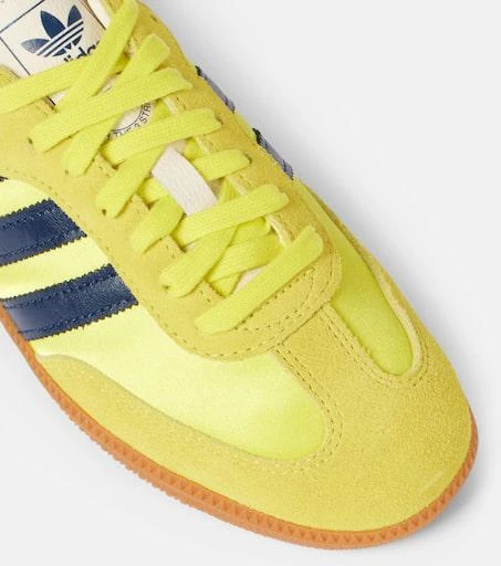 Adidas Samba OG suede-trimmed satin sneakers 5