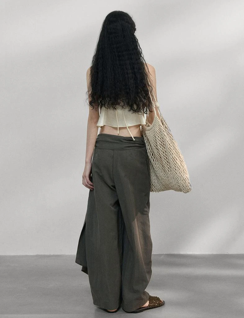 Pixie Market Side-Tie Wrap Pants 7