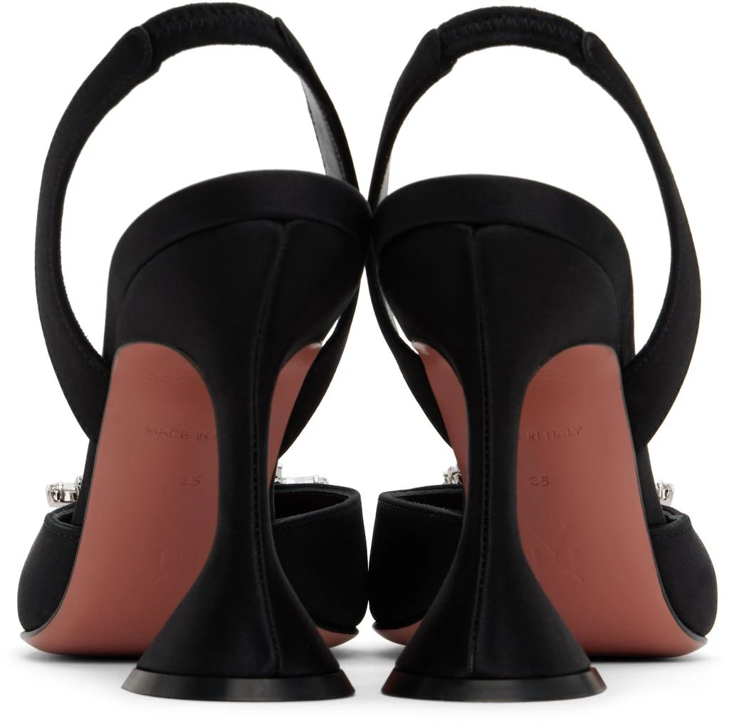 Amina Muaddi Black Begum Sling Heels 2
