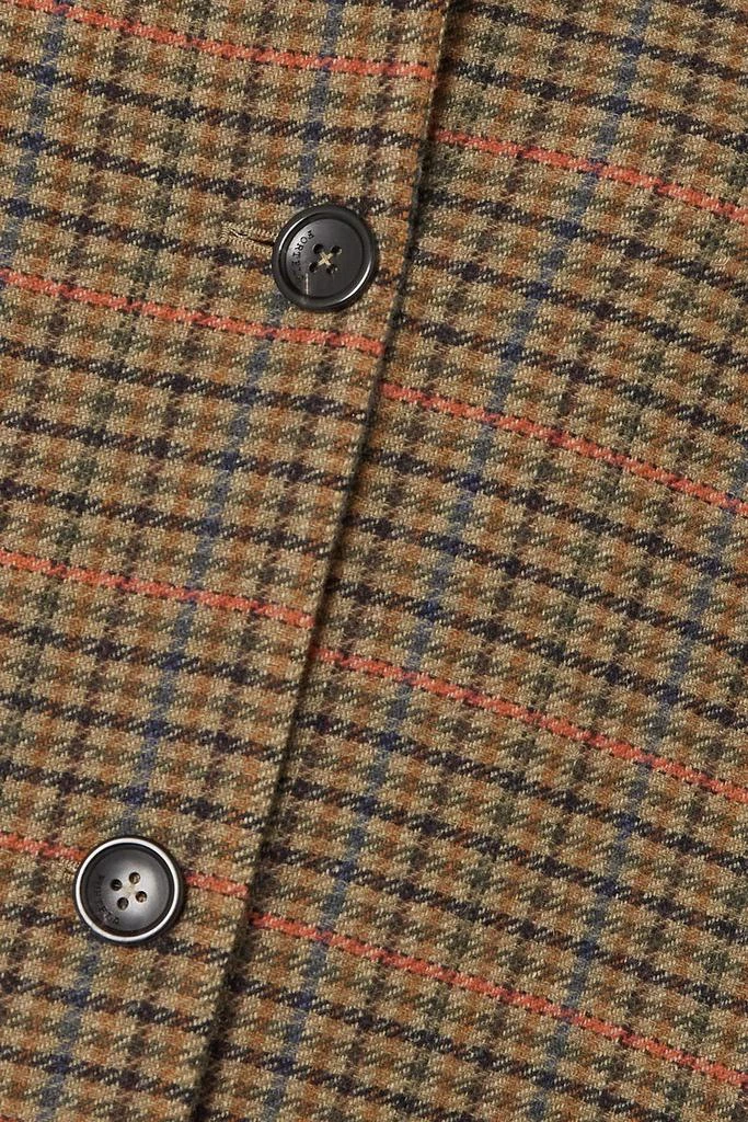 FORTELA Alessandro checked wool-blend coat 4