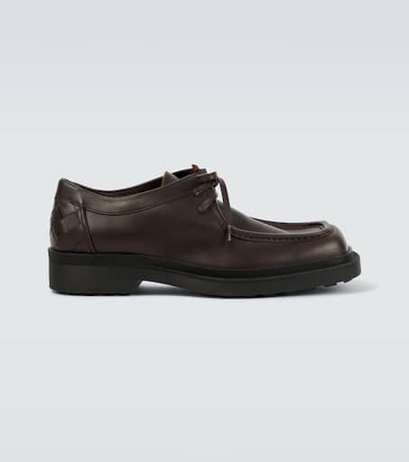 靴 BOTTEGA VENETA Strut Grid Derby shoes 41 Bottega Veneta - Strut Grid lace-up leather shoes Bottega Veneta