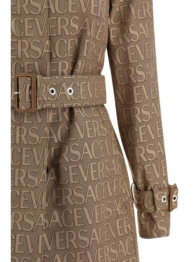 Versace Versace All-Over Logo Trench Coat 3