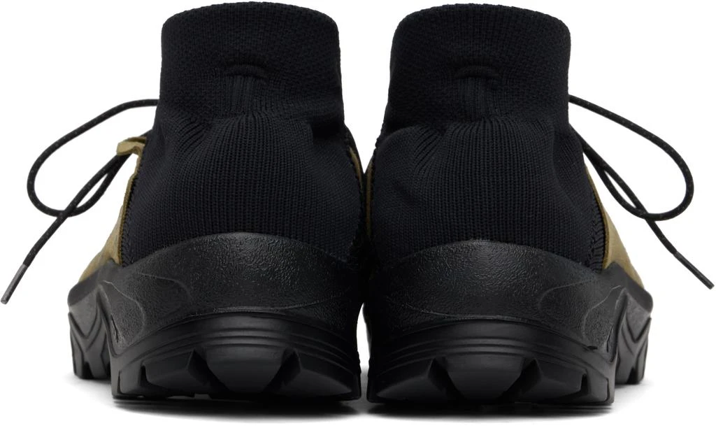 Demon SSENSE Exclusive Black 
Khaki Cambriana Sneakers 2