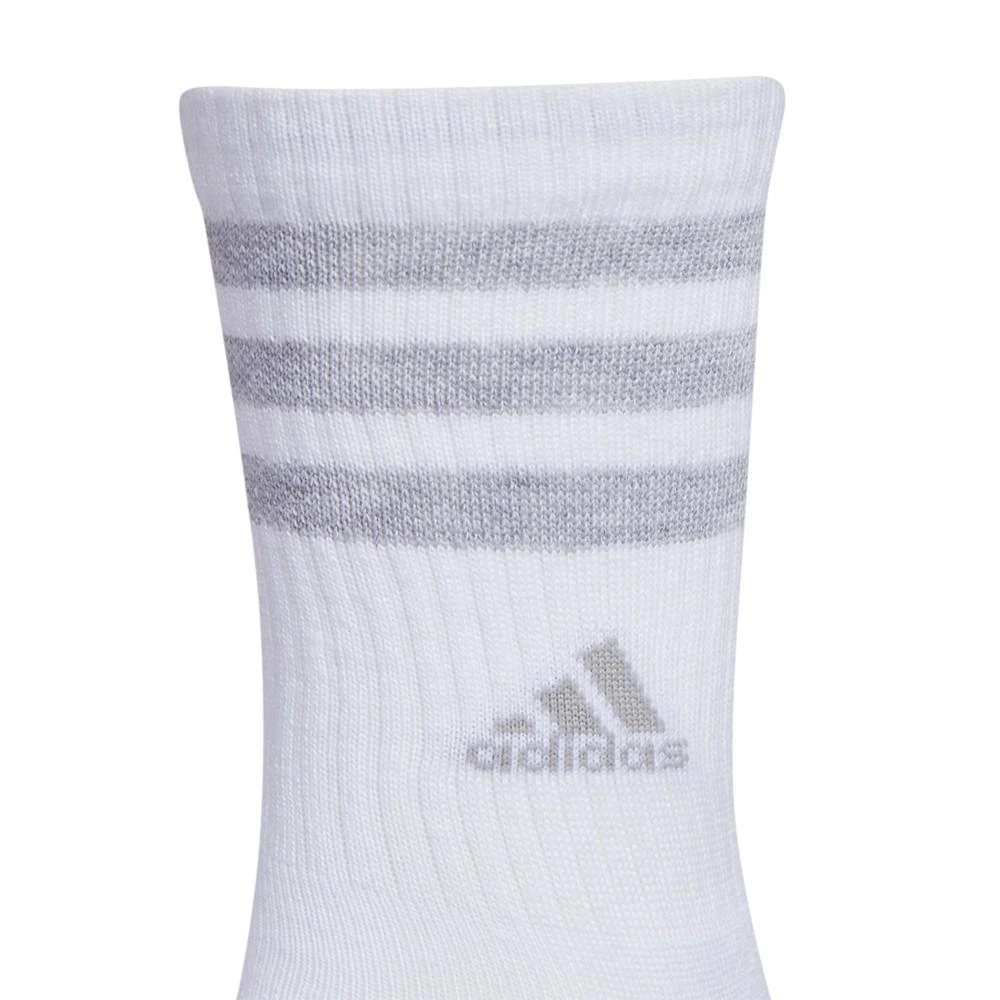 adidas Women's 3-Pk. Cushioned 3-Stripe 3.0 Crew Socks 2