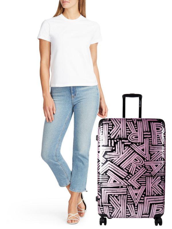 Karl Lagerfeld Paris 28 Inch Paint Spinner Suitcase