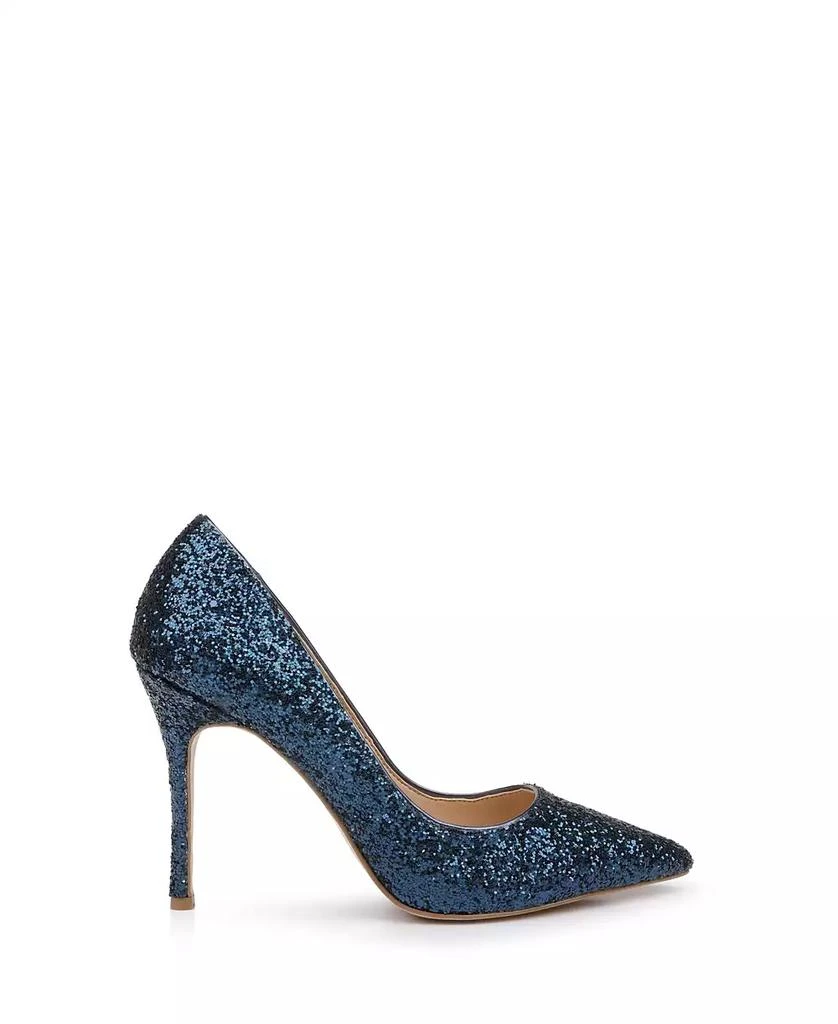 Badgley Mischka Women's Azalea Chunky Glitter Stiletto Evening Pumps 2
