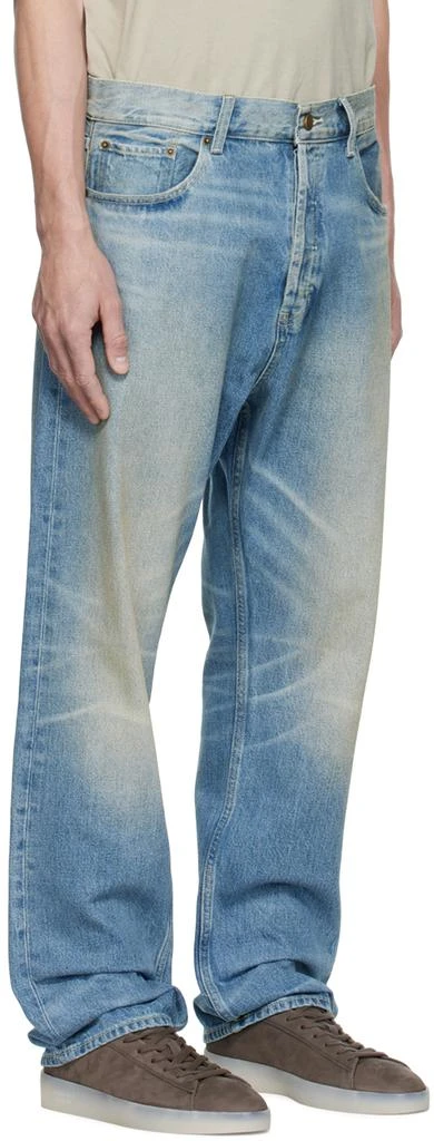 Essentials Blue Faded Jeans 2