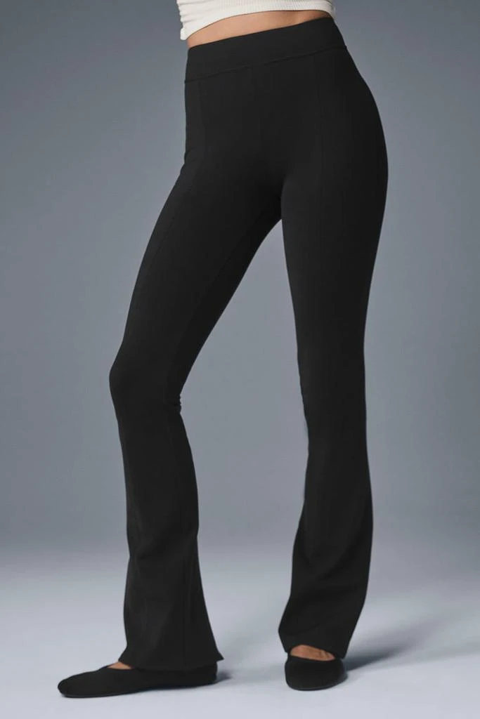 Alo Airbrush High-Waist Kick-Back Legging - Black