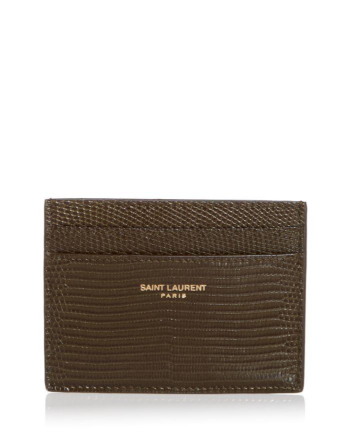 【関税＆送料込み】Saint Laurent Pcc(172Y)Mono Grain De Pou SAINT LAURENT YSL CREDIT CARD HOLD YSL PCC(172Y)MONO GRAIN