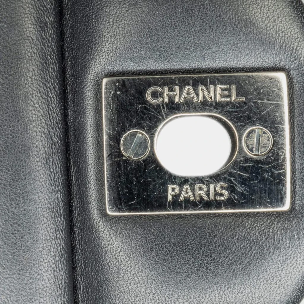 Chanel Chanel Black Patent Leather Classic Double Medium Flap Bag 7