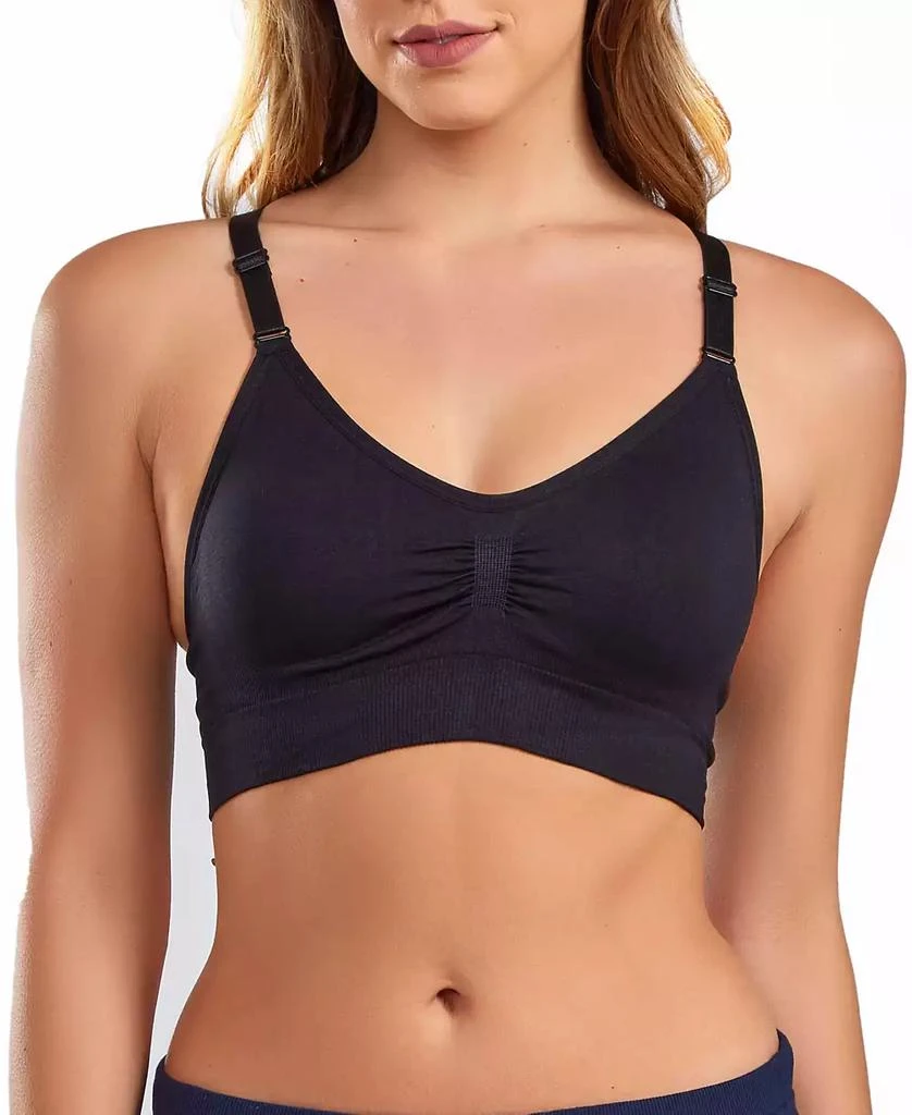 iCollection Women's Seamless Halter Sports Bra 1