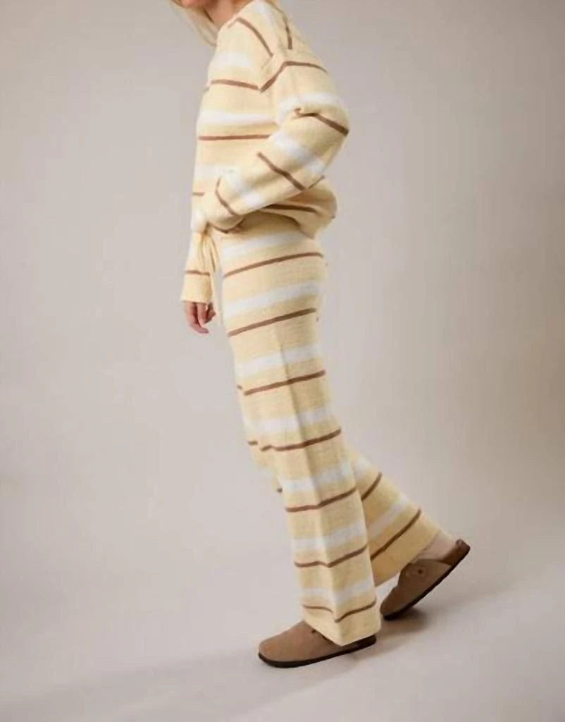 LE LIS Le Lis - Casual Cool Stripe Sweater Two Piece Set 2