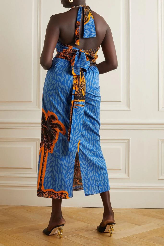 JOHANNA ORTIZ Vida Salvaje printed cotton midi dress 3