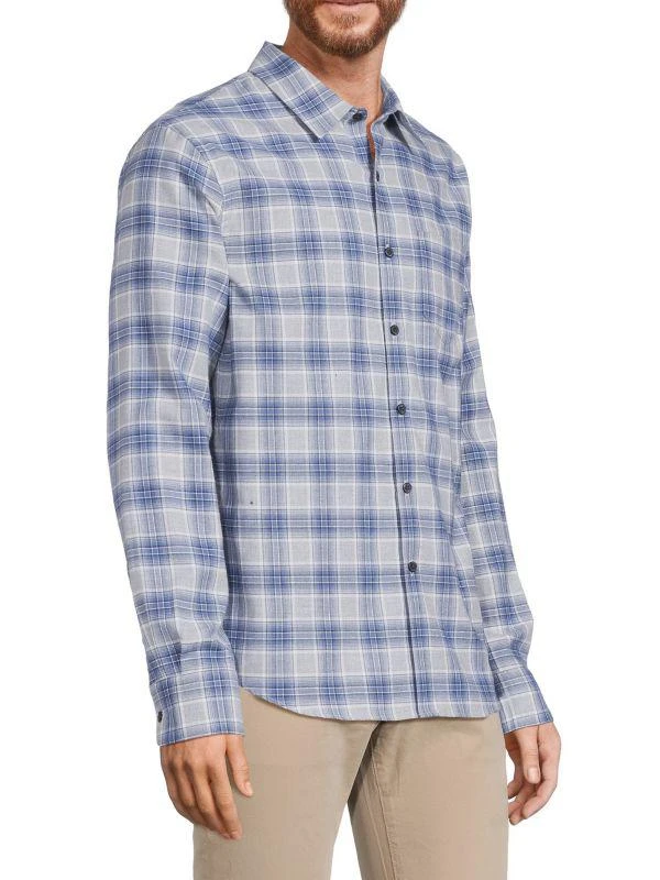 Vince Vineyard Checked Cotton Shirt 3