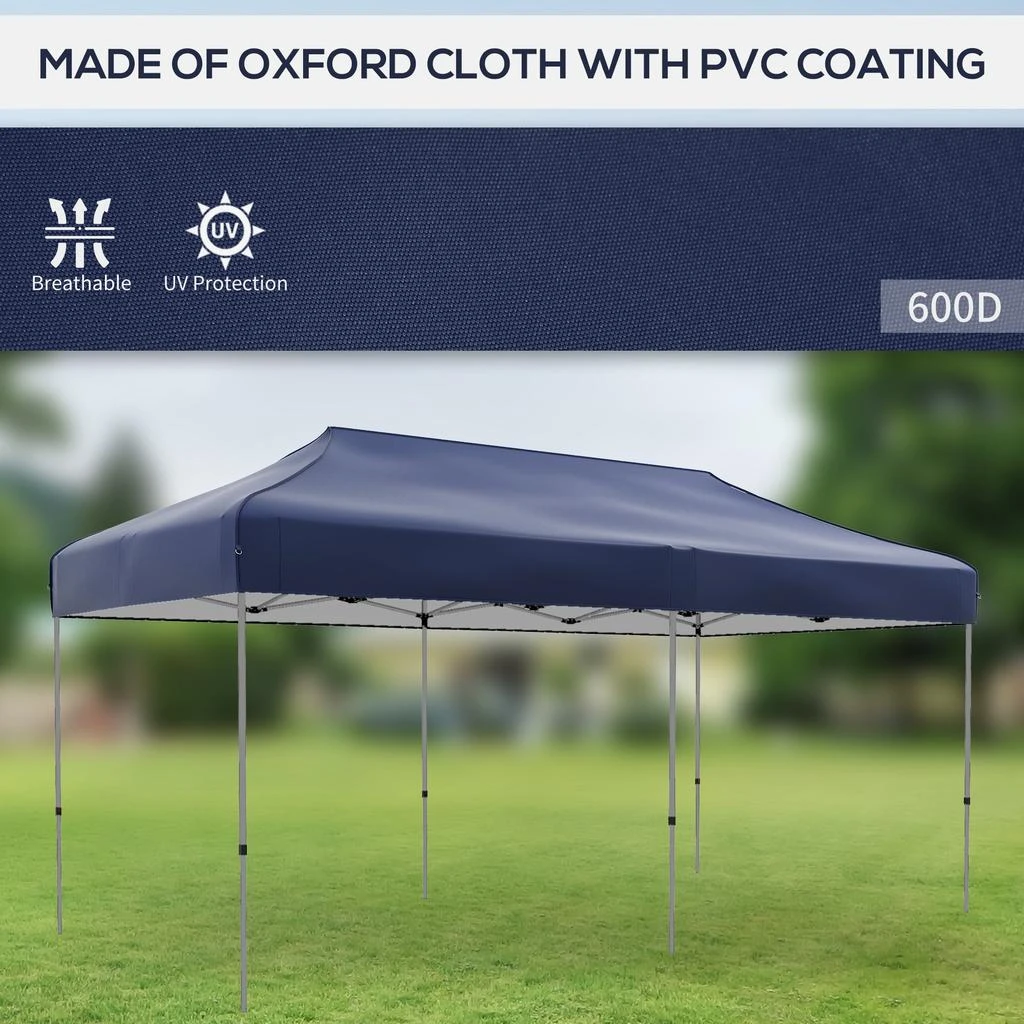 Streamdale Furniture Streamdale 10' x 20' Pop Up Canopy Tent 6