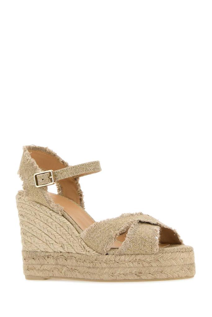 CASTAÑER Sand Canvas Bromelia Wedges