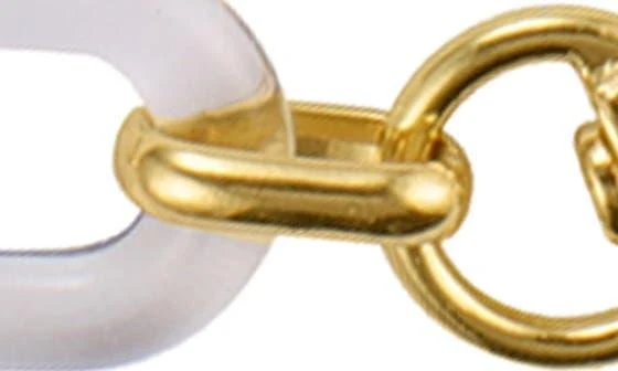 ADORNIA Lucite Link Necklace 2