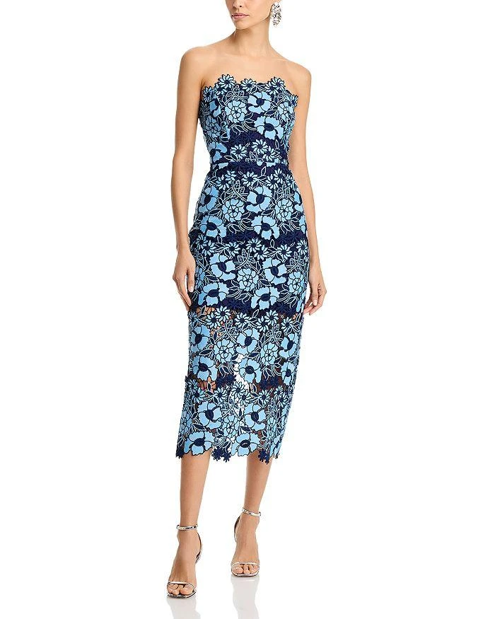 Milly Kait Lace Midi Dress 1