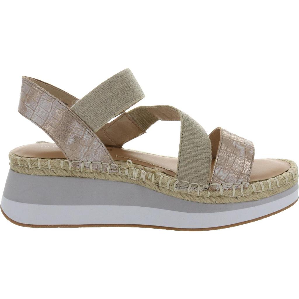 Donald J Pliner Sadie Womens Leather Snake Print Wedge Sandals