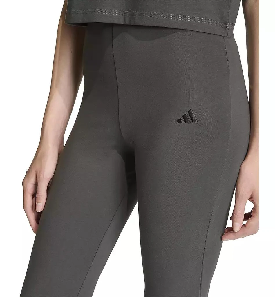 Adidas Women
s Essentials Small Logo Flared Leggings 3