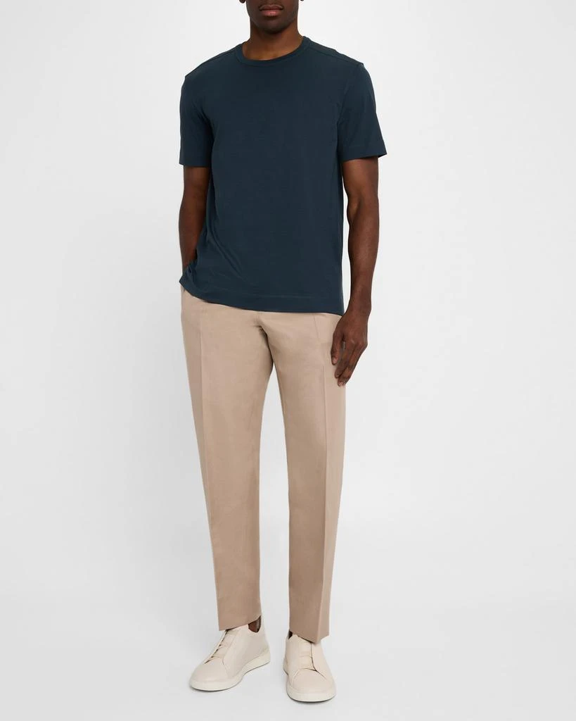 Zegna Men's Cotton Crewneck T-Shirt 2