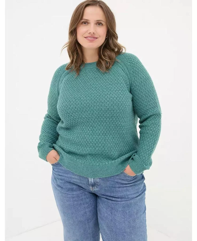 FatFace Plus Size Ella Textured Sweater 1