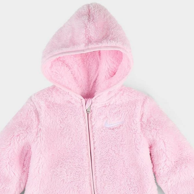 NIKE Infant Nike Hooded Sherpa Coverall 3