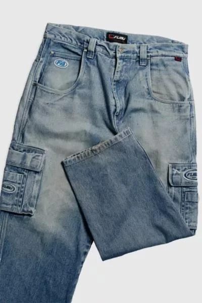 Urban Outfitters Vintage Fubu Denim Cargo Jean 2