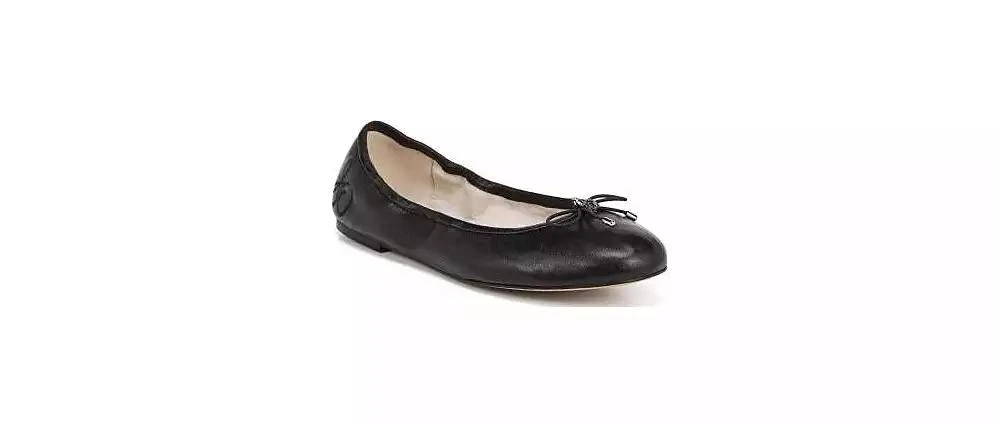 Sam Edelman Felicia Leather Cushioned Ballet Flats 1