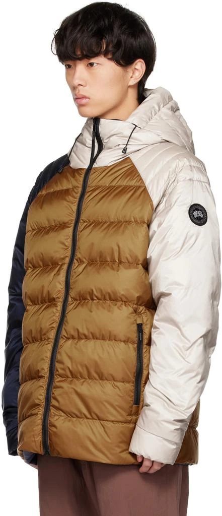 Canada Goose Tan & Navy Legacy Reversible Down Jacket 4
