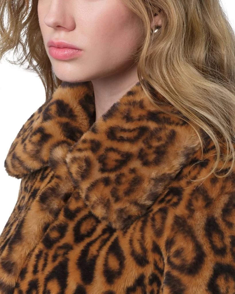 Apparis Elis Faux Fur Leopard Print Jacket 1