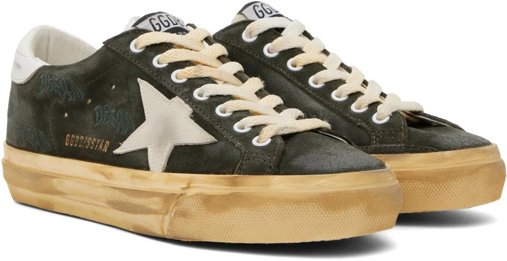 Golden Goose Green Super-Star High Foxing Sneakers 4