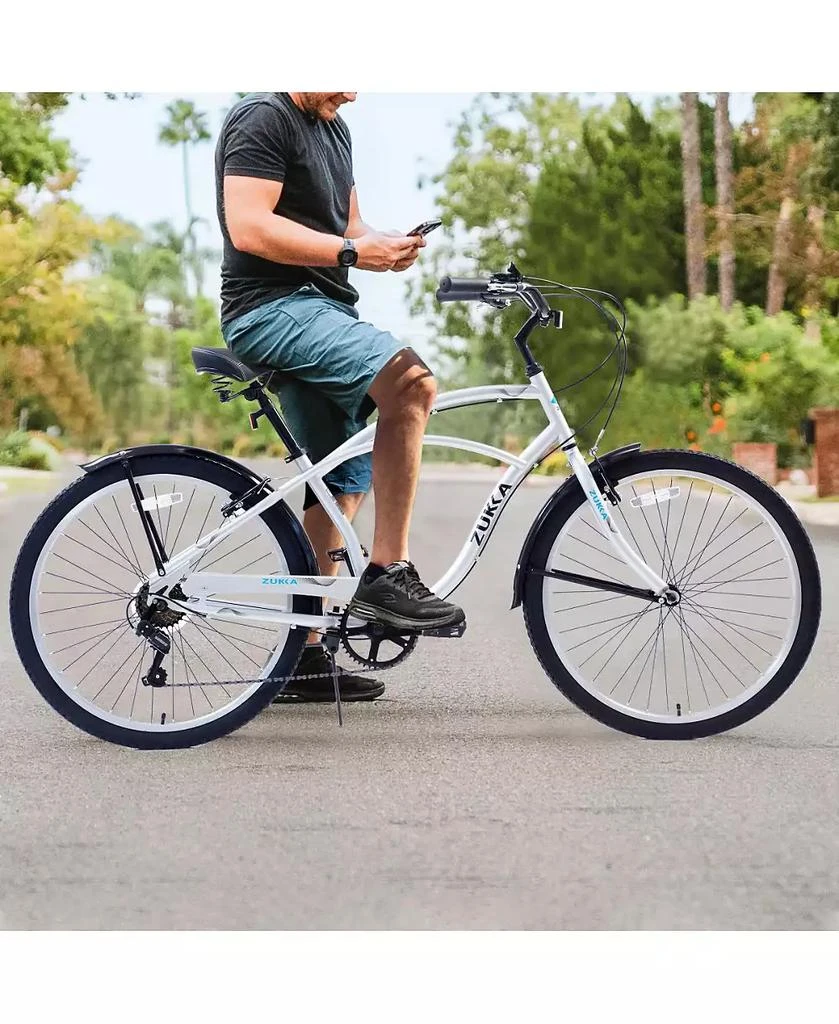 Streamdale Furniture Men
S Beach Cruiser Bike, 7 Speed Bicycles, 26"Inch Multiple Colors 3