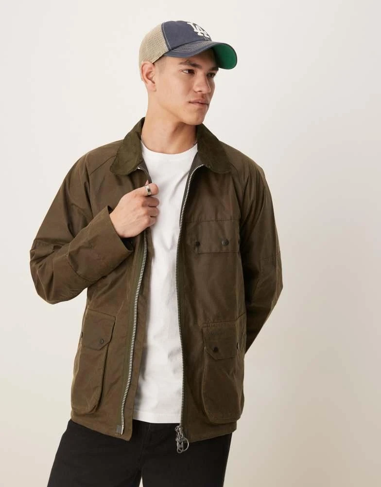 Barbour Barbour Re-engineered Bedale wax jacket in beech 1