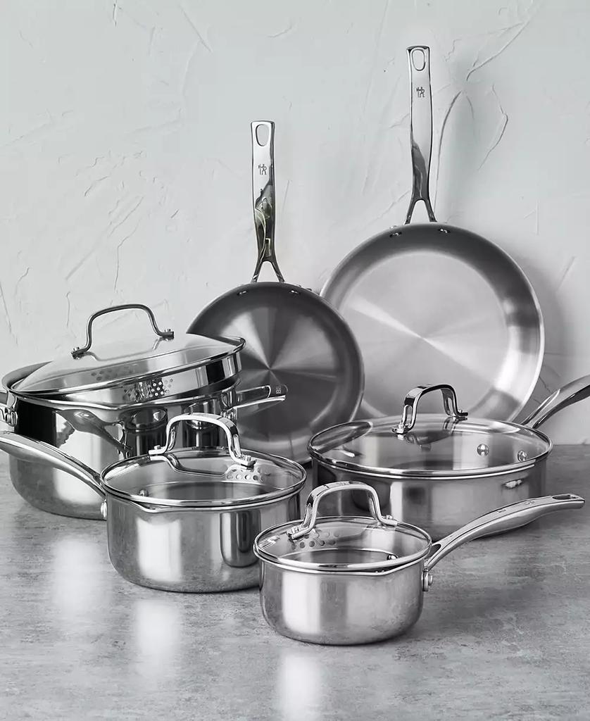ZWILLING HENCKELS CLAD H3 10 Pc Stainless Steel Cookware Set