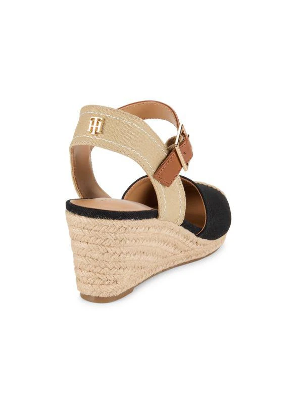 Tommy Hilfiger Nilsa Almond Toe Espadrille Wedge Pumps 3