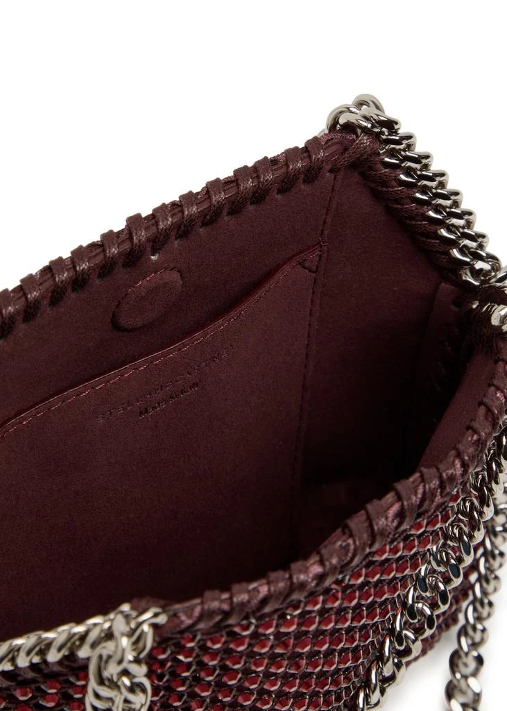 Stella McCartney Crystal-embellished mesh top handle bag 4