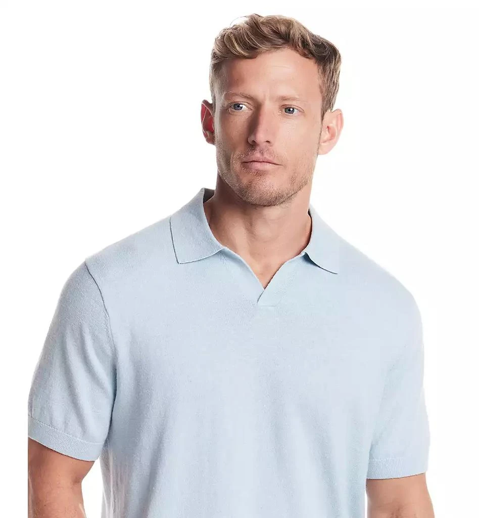 Weatherproof Vintage Men's Regular-Fit Open Collar Polo Sweater 4