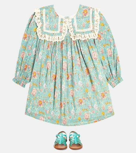Louise Misha Arinola lace-trimmed floral cotton dress 2