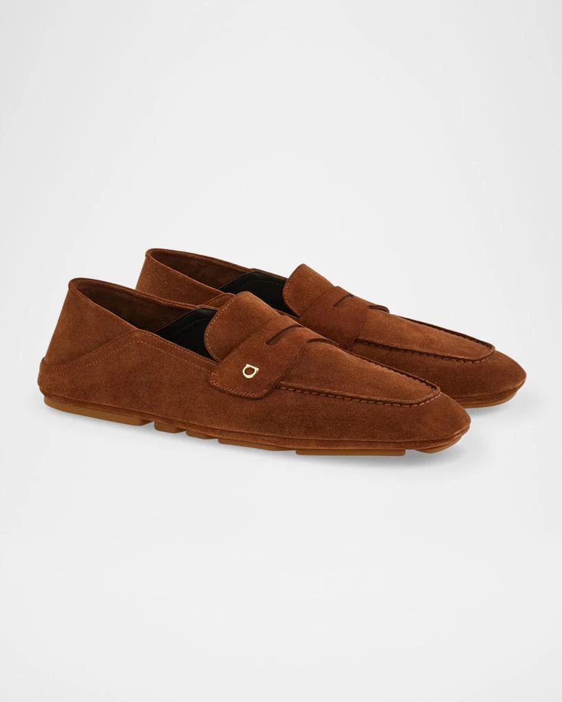 Salvatore Ferragamo Men's Billion Folding Suede Loafers 2