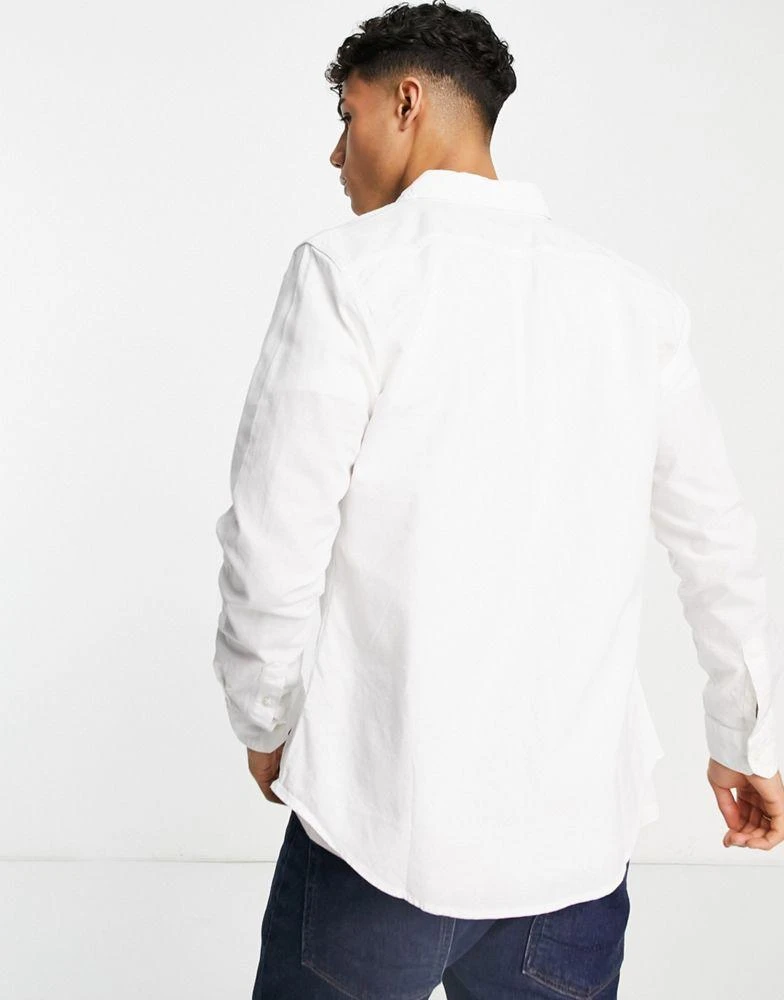 Levi's Levi's oxford shirt with small logo in white 2