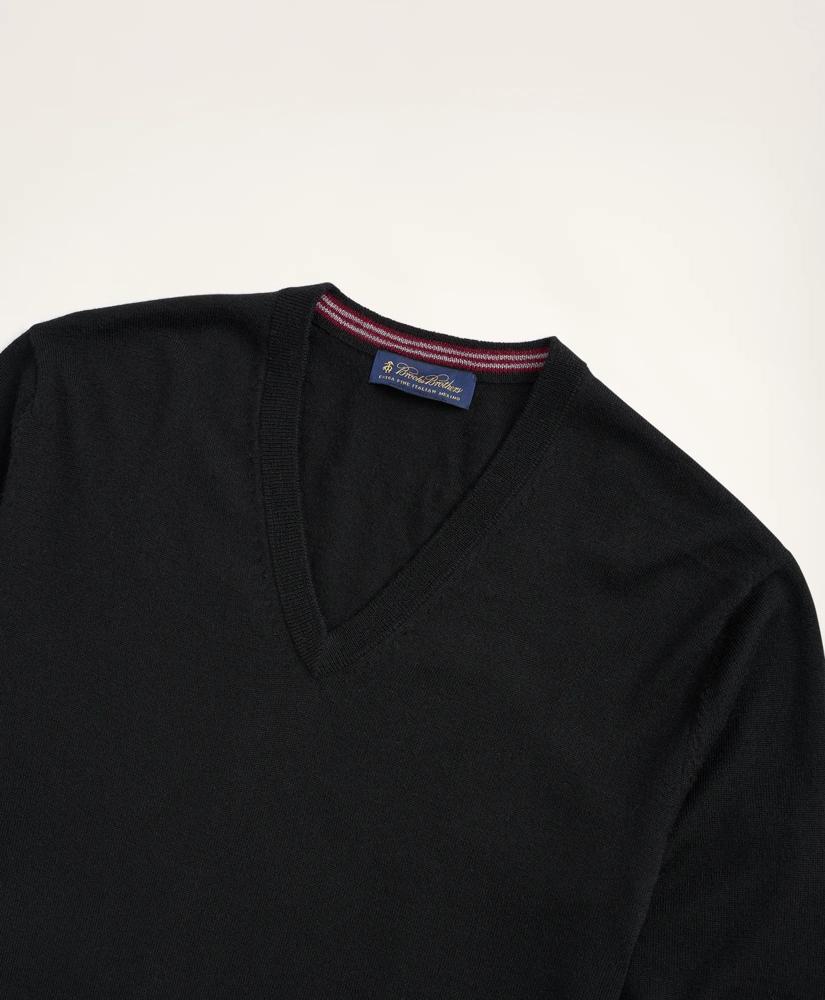 Brooks Brothers Big & Tall Merino Wool V-Neck Sweater