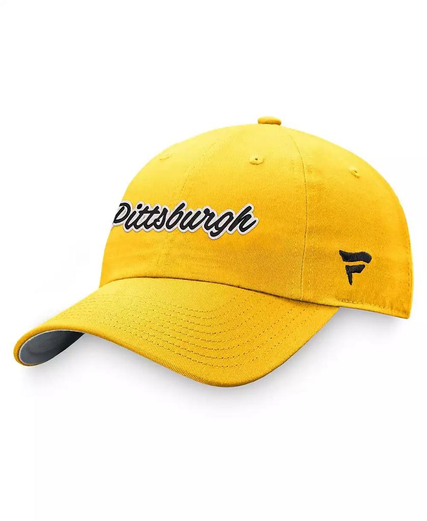 Fanatics Women's Gold Pittsburgh Penguins Breakaway Adjustable Hat