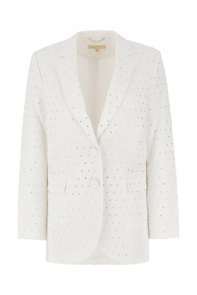 Michael Kors Michael Michael Kors Rhinestud Single-Breasted Blazer 1