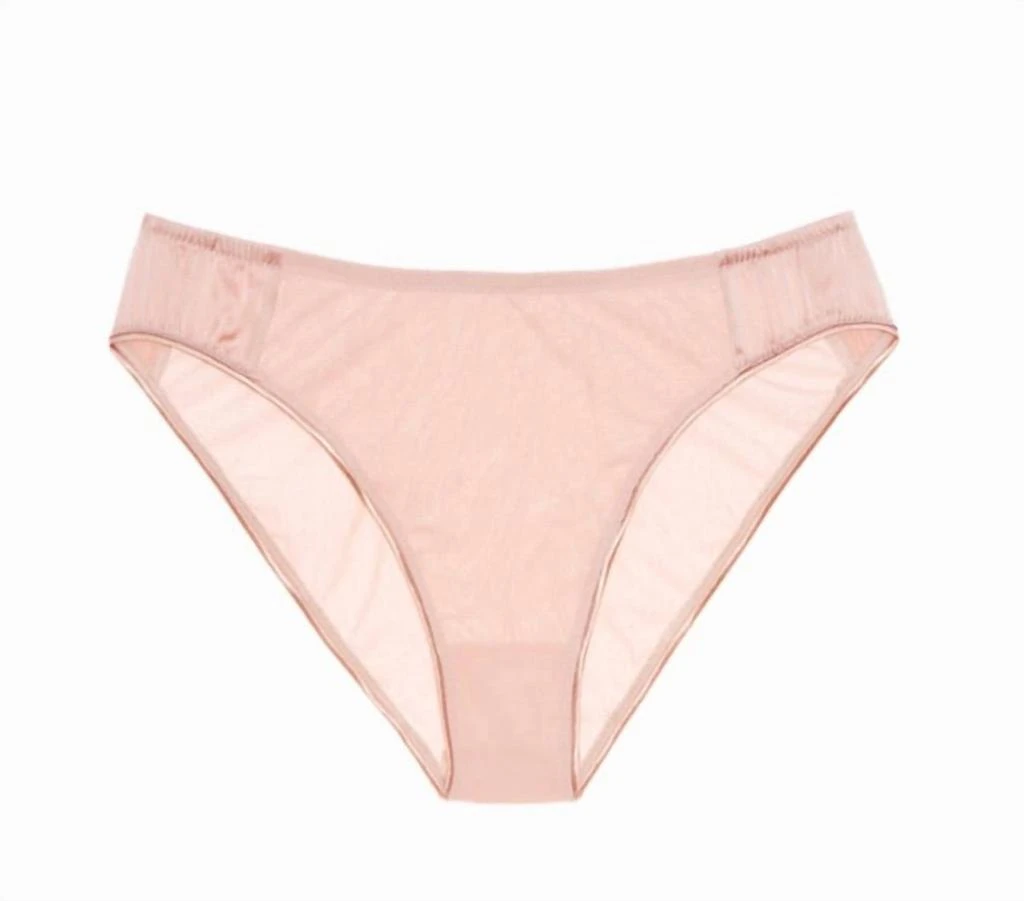 Araks Tove Mid-Rise Mesh Panty In Buff 2